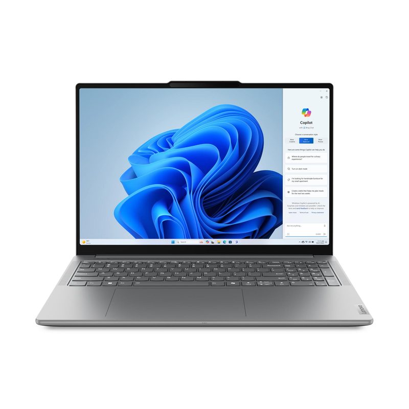 Lenovo Yoga Pro 9 16IMH9 Intel Core Ultra 9 185H Laptop 40.6 cm (16") 3.2K 32 GB LPDDR5x-SDRAM 1 TB SSD NVIDIA GeForce RTX 4060 Wi-Fi 6E (802.11ax) Windows 11 Home Grey English