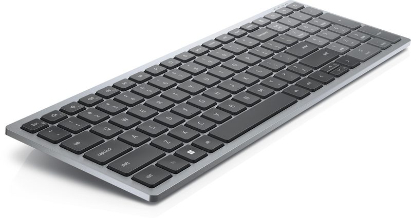 DELL KB740 keyboard Office RF Wireless + Bluetooth Canadian Grey, Black
