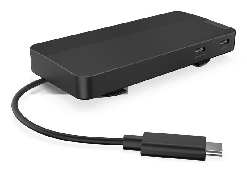 Lenovo 40B90100LA laptop dock/port replicator Wired USB 3.2 Gen 2 (3.1 Gen 2) Type-C Black
