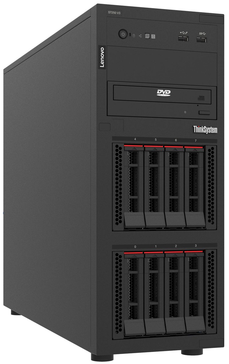 Lenovo ThinkSystem ST250 V3 server Tower Intel® Xeon® 6315P 2.8 GHz 16 GB DDR5-SDRAM 800 W