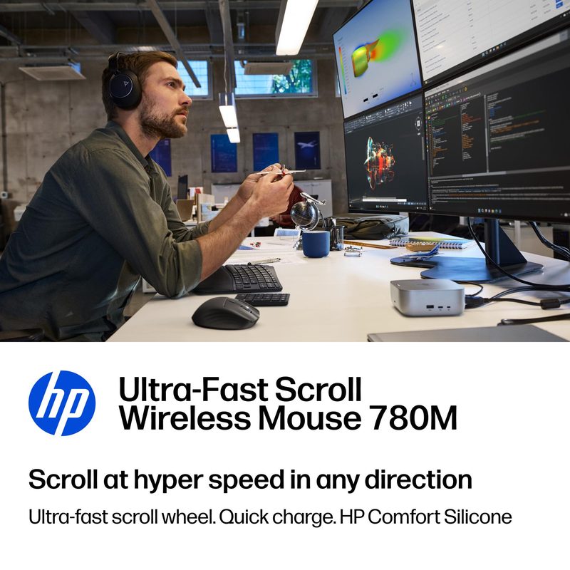 HP Ultra-Fast-Scroll Wireless Mouse 780M