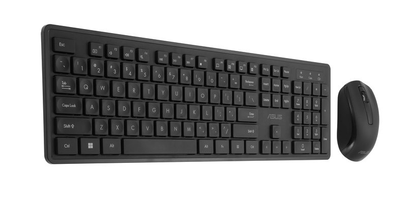 ASUS CW101 keyboard Mouse included Universal RF Wireless + USB Black