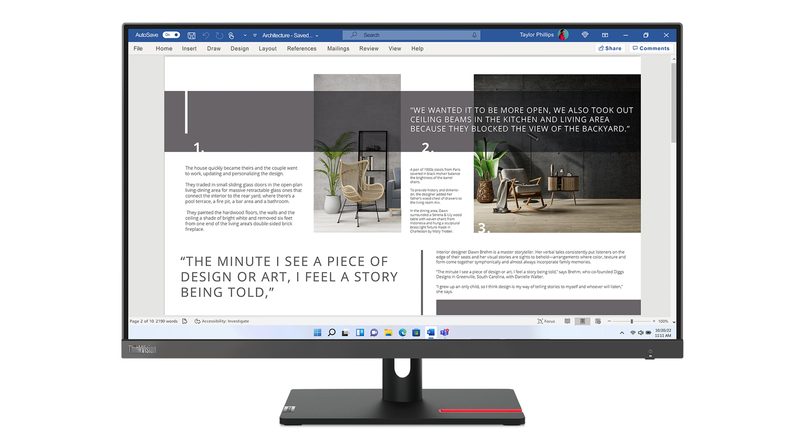 Lenovo ThinkVision S27i-30 computer monitor 68.6 cm (27") 1920 x 1080 pixels Full HD LED Black, Grey