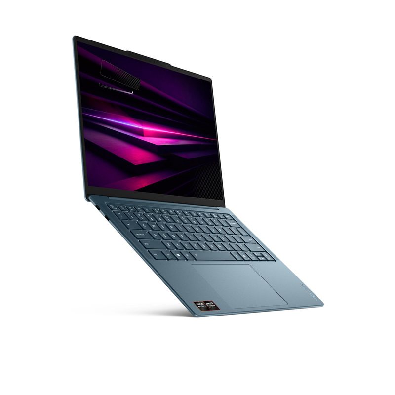 Lenovo Yoga Slim 7 14AGP11 Copilot+ PC AMD Ryzen™ AI 7 445 Laptop 35.6 cm (14") WUXGA 32 GB LPDDR5x-SDRAM 1 TB SSD Wi-Fi 7 (802.11be) Windows 11 Home Teal Spanish