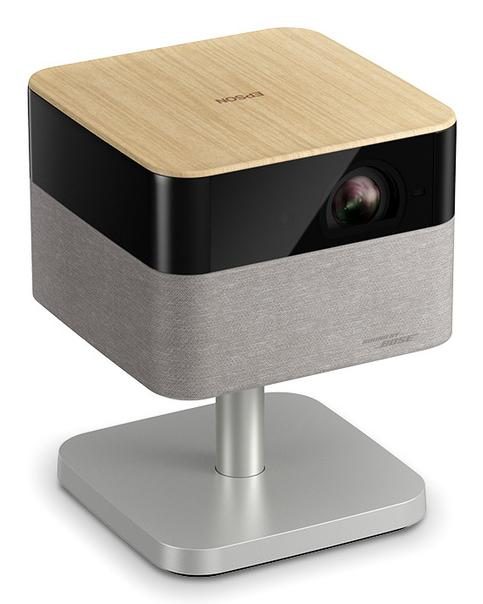Epson Home Cinema Lifestudio Flex Plus 1000 ANSI lumens 3LCD UHD 4K (3840x2160) Black, Oak, Silver