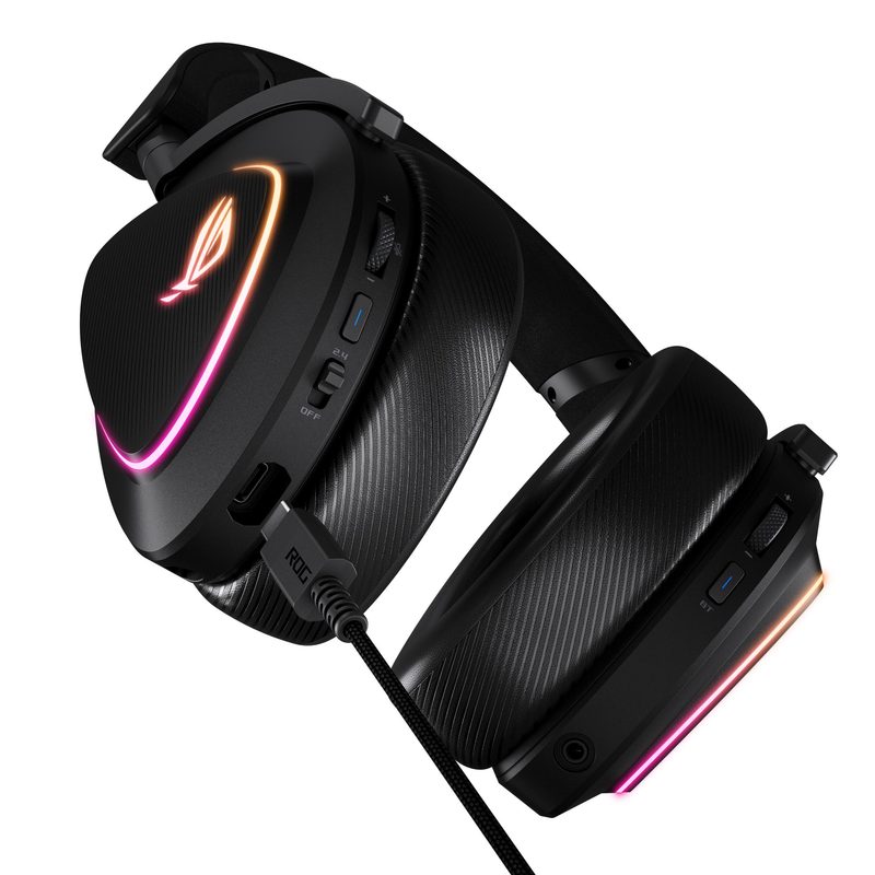 ASUS ROG Delta II Headset Wired & Wireless Head-band Gaming USB Type-C Bluetooth Black