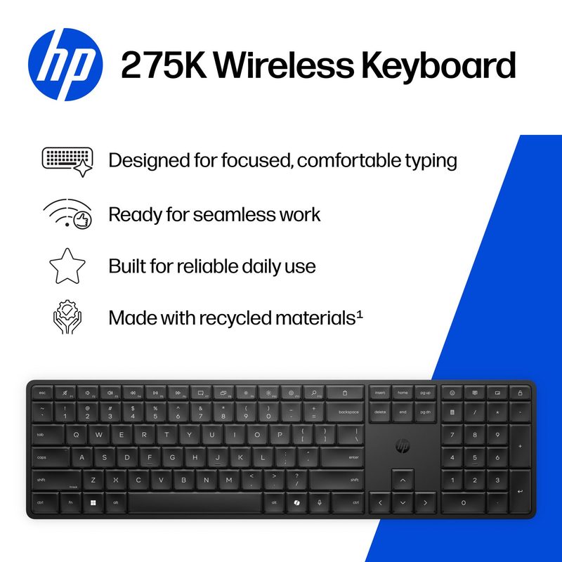 HP 275K Wireless Keyboard