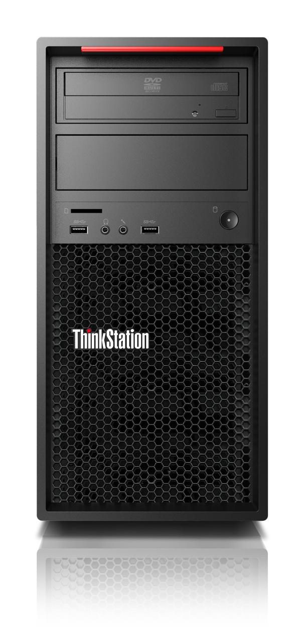 Lenovo ThinkStation P520c Intel® Xeon® 16 GB DDR4-SDRAM 512 GB SSD NVIDIA® Quadro® P1000 Windows 10 Pro for Workstations Workstation