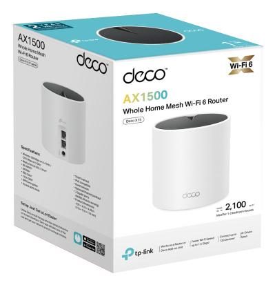 TP-Link Deco X15 Dual-band (2.4 GHz / 5 GHz) Wi-Fi 6 (802.11ax) White 2 Internal