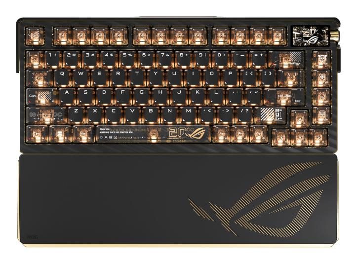 ASUS ROG Azoth Extreme Edition 20 keyboard Gaming USB + RF Wireless + Bluetooth QWERTY English Black