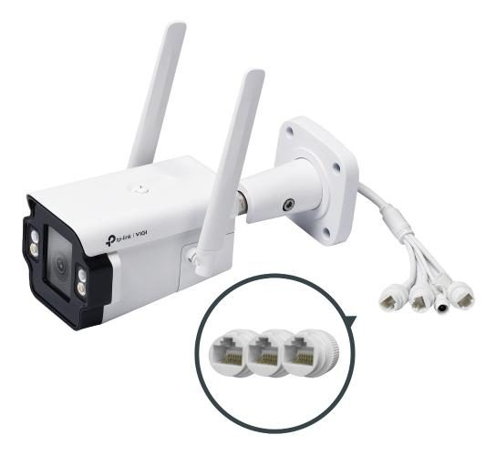 TP-Link INSIGHT S345-4G Bullet IP security camera Outdoor 2688 x 1520 pixels Wall