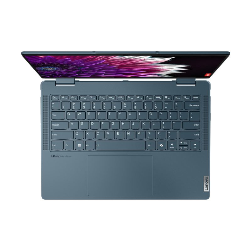 Lenovo Yoga7 2in1 i5 16GB 512GB W11H Intel Core Ultra 5 125U Laptop 35.6 cm (14") SSD Intel Iris Xe Wi-Fi 6E (802.11ax) Windows 11 Home Teal