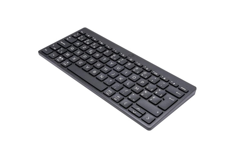 HP 350 Compact Multi-Device Bluetooth keyboard Home AZERTY Belgian Black