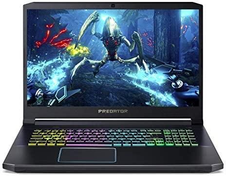 Acer Predator Helios 300 Gaming Laptop PC, 17.3″ Full HD 144Hz 3ms IPS Display, Intel i7-9750H, GeForce RTX 2070 Max-Q, 32GB DDR4, 512GB NVMe SSD, RGB Backlit KB, Windows 10 Pro, PH317-53-77X3