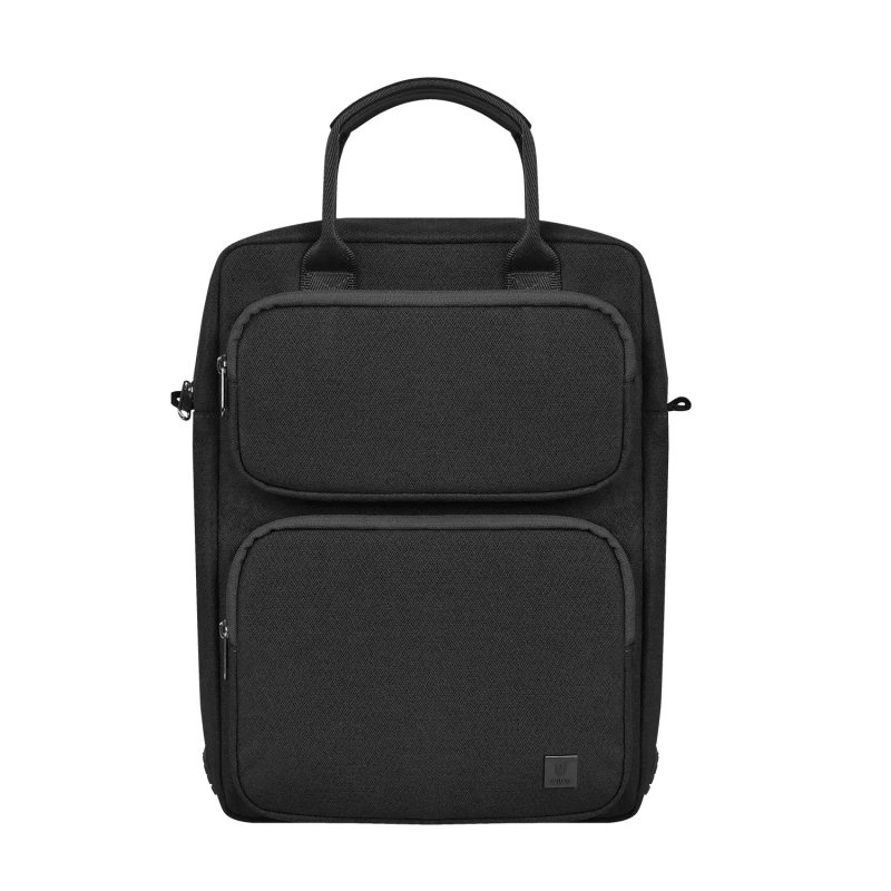 WiWU Factory Custom 14.2 inch Laptop Sling Bag for Men Women Water-resistant Multi-Pocket Electronic Accessories Organizer Bag