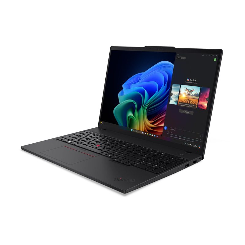 Lenovo ThinkPad T16 Gen 4 (AMD) Copilot+ PC AMD Ryzen™ AI 7 350 Laptop 40.6 cm (16") WUXGA 64 GB DDR5-SDRAM 1 TB SSD Wi-Fi 7 (802.11be) Windows 11 Pro Black German
