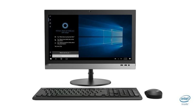Lenovo V330-20ICB AIO Intel® Core™ i3 i3-8100 49.5 cm (19.5") 1600 x 900 pixels All-in-One PC 4 GB DDR4-SDRAM 1 TB HDD Windows 10 Pro Wi-Fi 5 (802.11ac) Black