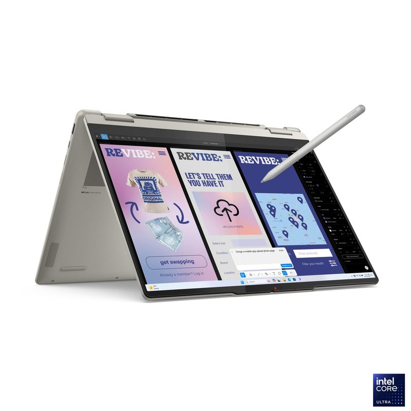 Lenovo YG 7 2-in-1 ULT5 16GB 512GB W11H Copilot+ PC Intel Core Ultra 5 226V Hybrid (2-in-1) 35.6 cm (14") Touchscreen WUXGA LPDDR5x-SDRAM Wi-Fi 7 (802.11be) Seashell (colour) Turkish