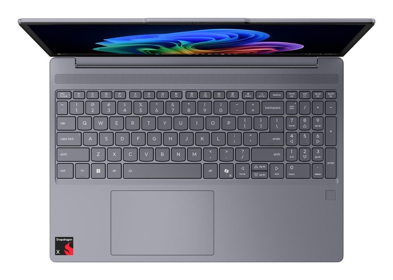 Lenovo IdeaPad Slim 3 15Q8X10 Copilot+ PC Snapdragon X1-26-100 Laptop 38.9 cm (15.3") WUXGA 16 GB LPDDR5x-SDRAM 512 GB SSD Wi-Fi 6E (802.11ax) Windows 11 Home Grey Belgian