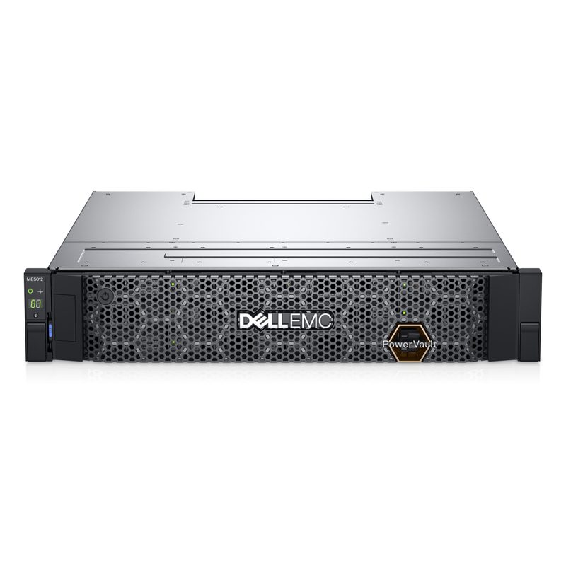 DELL PowerVault ME5012 disk array 80 TB Rack (2U) Black