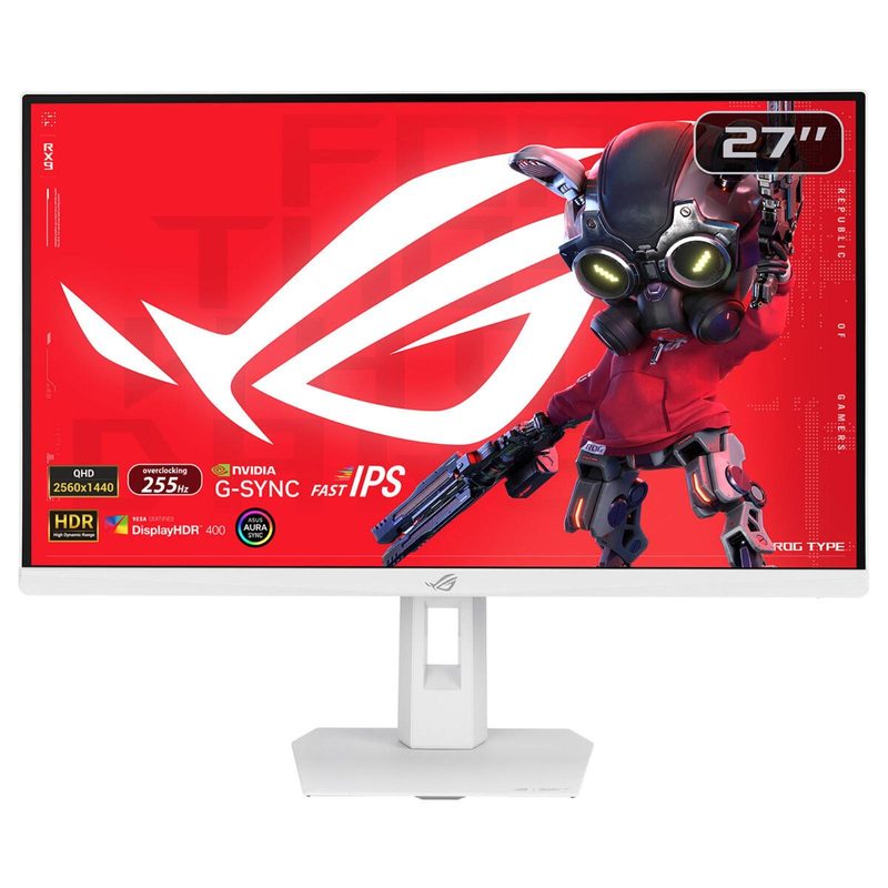 ASUS ROG Strix XG27ACMES-W computer monitor 68.6 cm (27") 2560 x 1440 pixels Wide Quad HD LCD White
