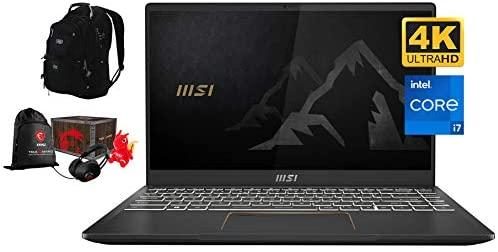 MSI Summit E14 Gaming and Business Laptop (Intel i7-1185G7 4-Core, 16GB RAM, 1TB SSD, 14.0″ 4K UHD (3840×2160), GTX 1650 Ti (Max-Q), Fingerprint, WiFi, Win 10 Pro) with ME2, Loot Box