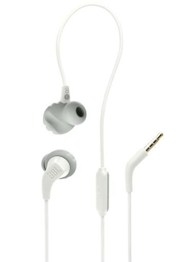 JBL Endurance Run 2 Wired Headphones In-ear Calls/Music/Sport/Everyday White