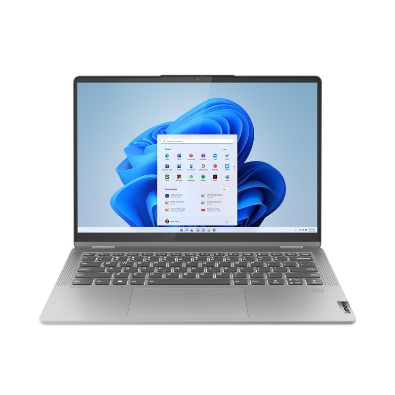 Lenovo IdeaPad Flex 5 14ABR8 AMD Ryzen™ 5 5625U Hybrid (2-in-1) 35.6 cm (14") Touchscreen WUXGA 16 GB LPDDR4x-SDRAM 512 GB SSD Wi-Fi 6 (802.11ax) Windows 11 Home Grey German