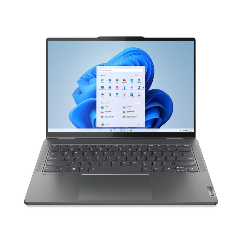 Lenovo Yoga 7 14IRL8 Intel® Core™ i5 i5-1340P Hybrid (2-in-1) 35.6 cm (14") Touchscreen WUXGA 16 GB LPDDR5-SDRAM 512 GB SSD Wi-Fi 6E (802.11ax) Windows 11 Home Grey