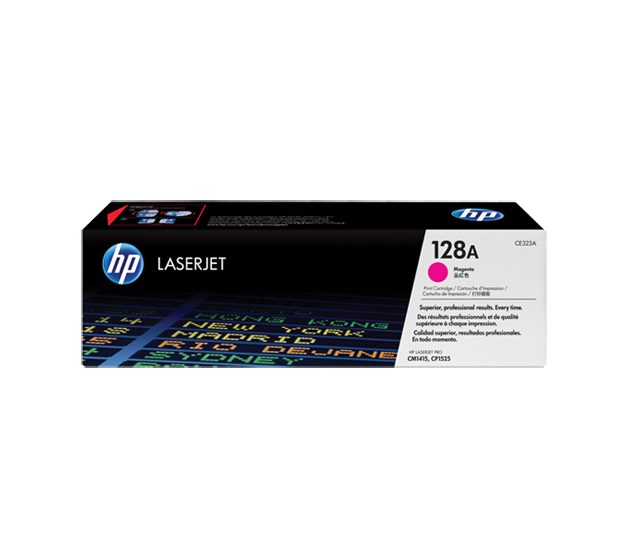 HP 128A Magenta Original LaserJet Toner Cartridge (CE323A)