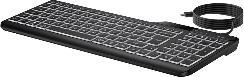 HP 405 Multi-Dev BL WD KBD EMEA-INTL EN keyboard Home USB Black