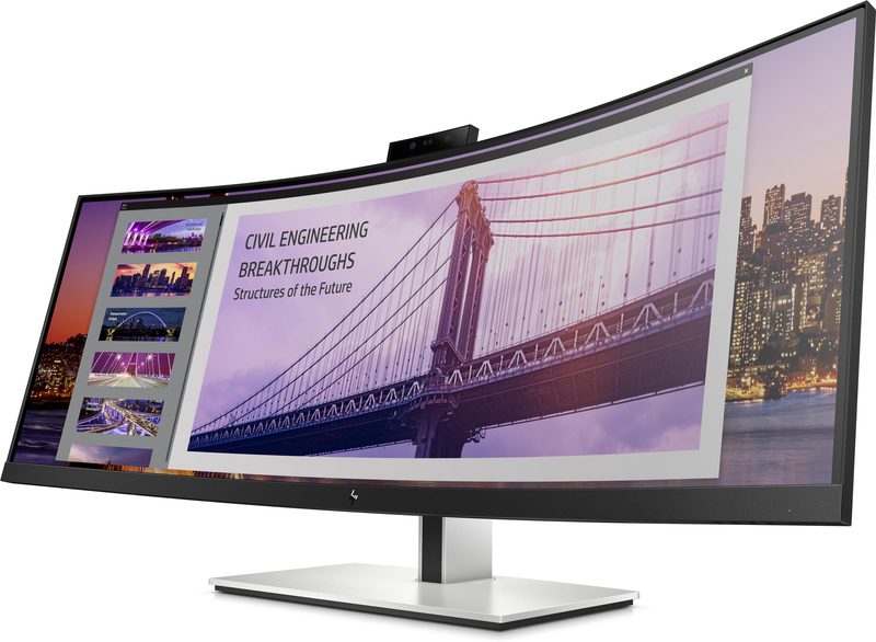 HP S430c computer monitor 110.2 cm (43.4") 3840 x 1200 pixels WUXGA Black