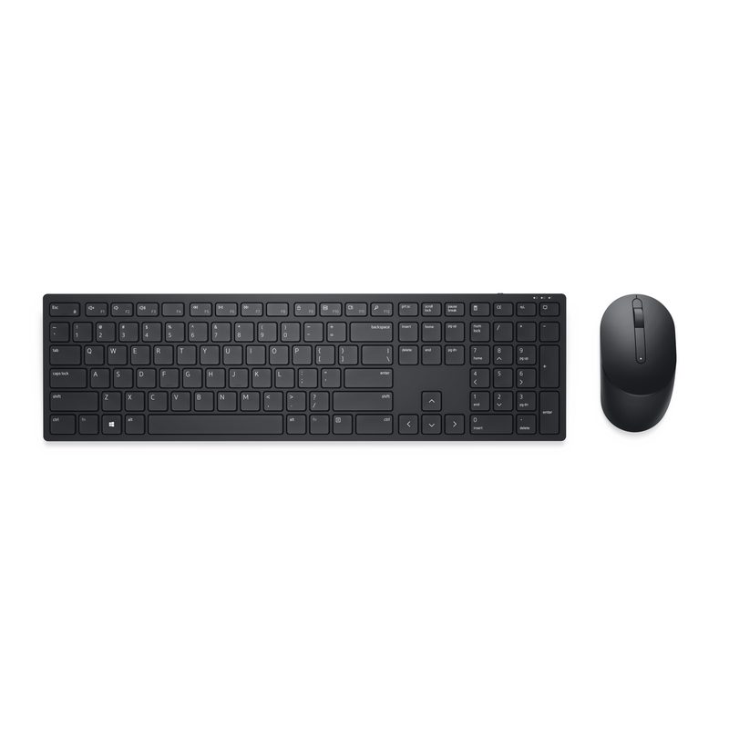 DELL KM5221W keyboard Mouse included Office RF Wireless Canadian Black
