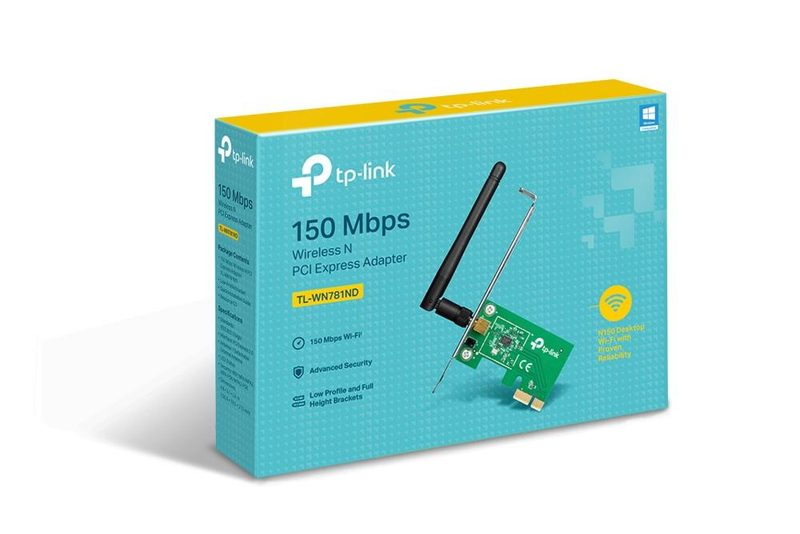 TP-Link TL-WN781ND(EU) network card Internal WLAN 150 Mbit/s
