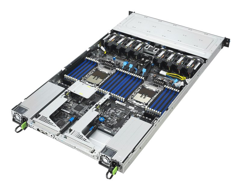 ASUS RS700-E12-RS12U Rack (1U) Black, Steel