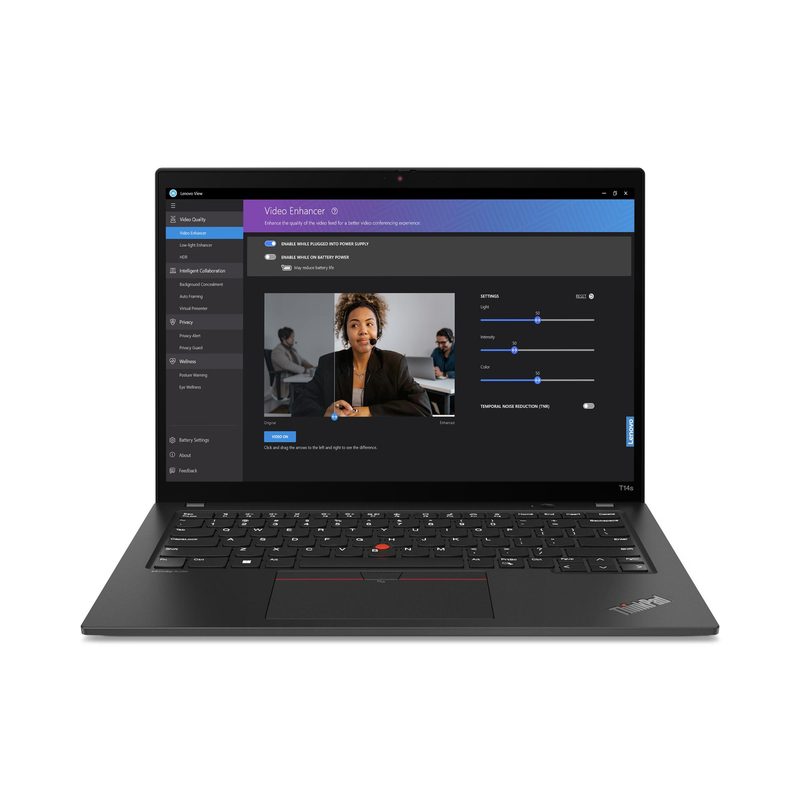 Lenovo ThinkPad T14s Gen 4 (AMD) AMD Ryzen™ 5 PRO 7540U Laptop 35.6 cm (14") Touchscreen WUXGA 16 GB LPDDR5x-SDRAM 512 GB SSD Wi-Fi 6E (802.11ax) Windows 11 Pro Black French