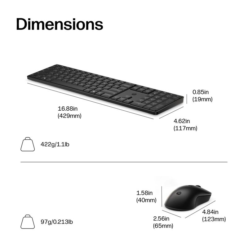 HP 275C Wireless Mouse and Keyboard Combo