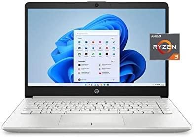 2022 Newest HP Notebook Laptop, 14″ Full HD Display, AMD Ryzen 3 3250U Processor, 8GB DDR4 Memory, 512GB SSD Storage, Webcam, USB Type-C, RJ-45, HDMI, Windows 11 Home, Silver
