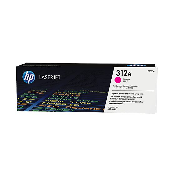HP 312A Magenta Original LaserJet Toner Cartridge (CF383A)