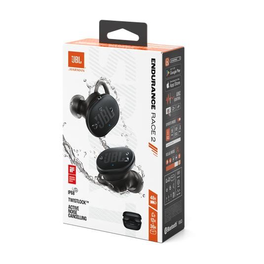 JBL Endurance Race 2 Headset True Wireless Stereo (TWS) In-ear Calls/Music/Sport/Everyday Bluetooth Black