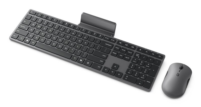 Lenovo 700 WIRELESS MOUSE keyboard Mouse included Office RF Wireless + Bluetooth UK English Grey
