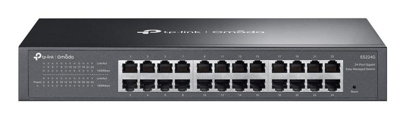 TP-Link Omada ES224G network switch Managed L2 Gigabit Ethernet (10/100/1000) Black