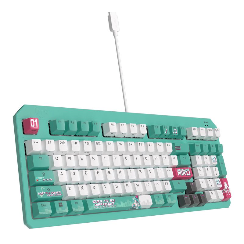 ASUS TUF Gaming K3 Gen II Hatsune Miku Edition keyboard USB Multicolour