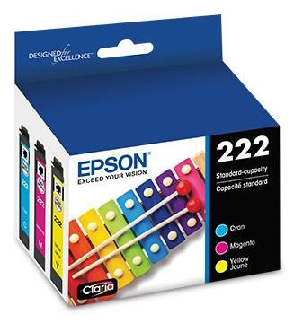 Epson C13T222520-S ink cartridge 3 pc(s) Original Standard Yield Cyan, Magenta, Yellow