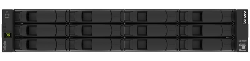 Lenovo ThinkSystem DE4800H 2U12 LFF disk array Rack (2U) Black