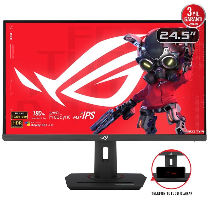 ASUS ROG Strix XG259CS computer monitor 62.2 cm (24.5") 1920 x 1080 pixels Full HD LCD Black
