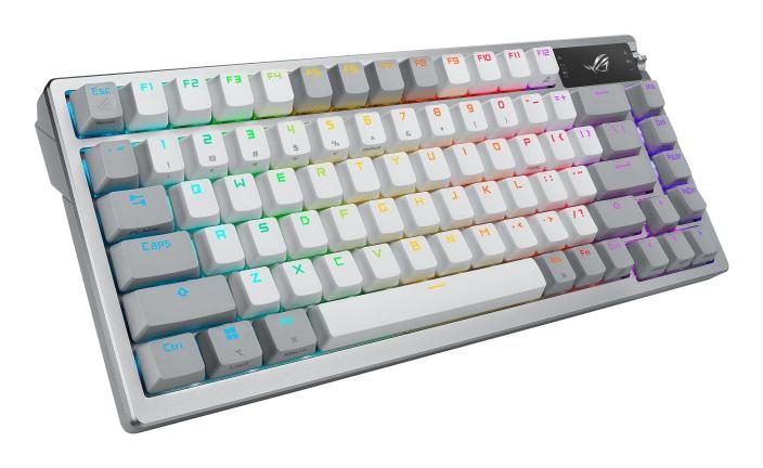 ASUS ROG Azoth keyboard Gaming USB + RF Wireless + Bluetooth QWERTY Italian White