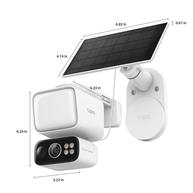 TP-Link Tapo Solar-Powered Floodlight Pan/Tilt Security Camera Kit