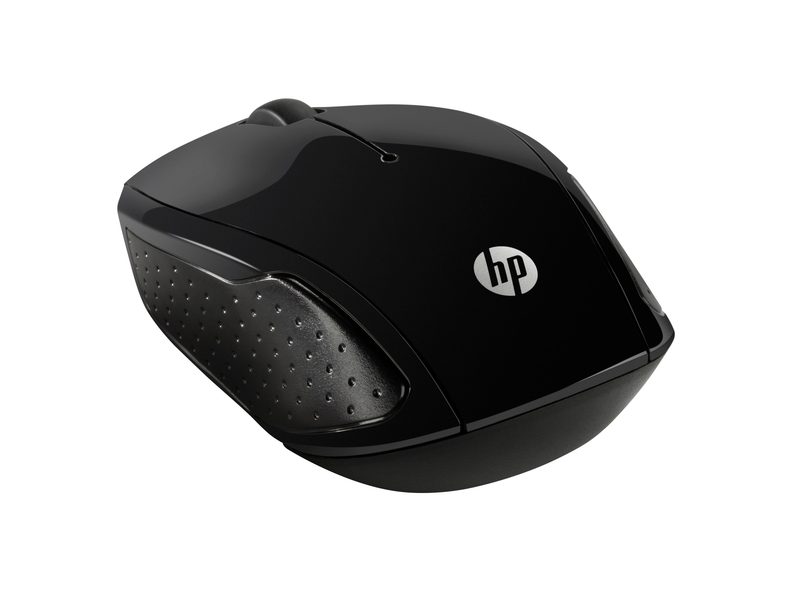 HP 200 BLACK WIRELESS US mouse Office Ambidextrous RF Wireless Optical 1000 DPI