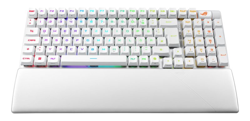 ASUS ROG Strix Scope II 96 RX Wireless keyboard Gaming USB + RF Wireless + Bluetooth White